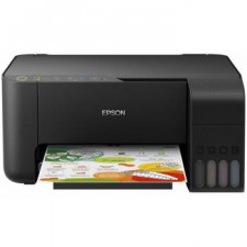 Epson EcoTank ET-2715 - Multifunction printer - colour - ink-jet - refillable - Legal (216 x 356 mm)/A4 (210 x 297 mm) (original) - A4/Legal (media) - up to 33 ppm (printing) - 100 sheets - USB, Wi-Fi - black